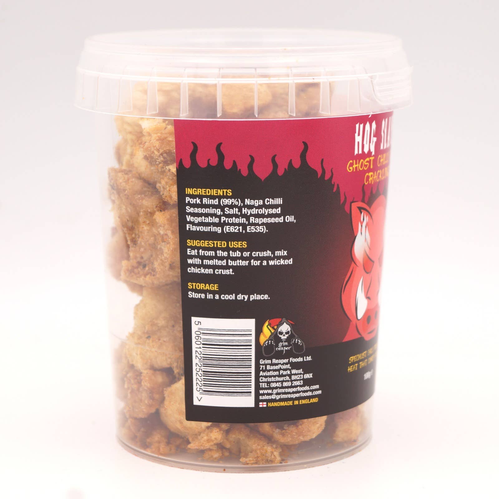 Grim Reaper - Vente Encas soufflé - Grattoirs de porc au piment Ghost Hogslayer™3