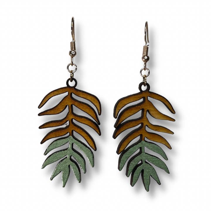 Leaf Earrings for wholesale by Rustic Den Boutique