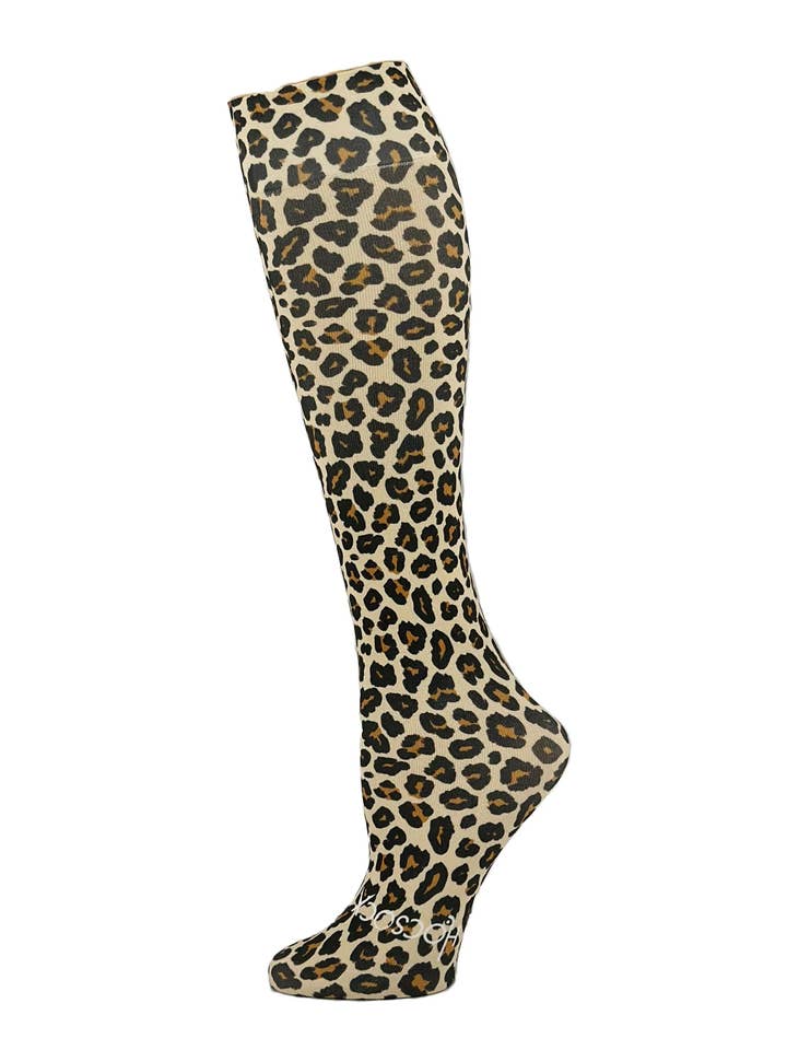 Leopard Skin Athletic Socks for wholesale by Hocsocx, Inc.