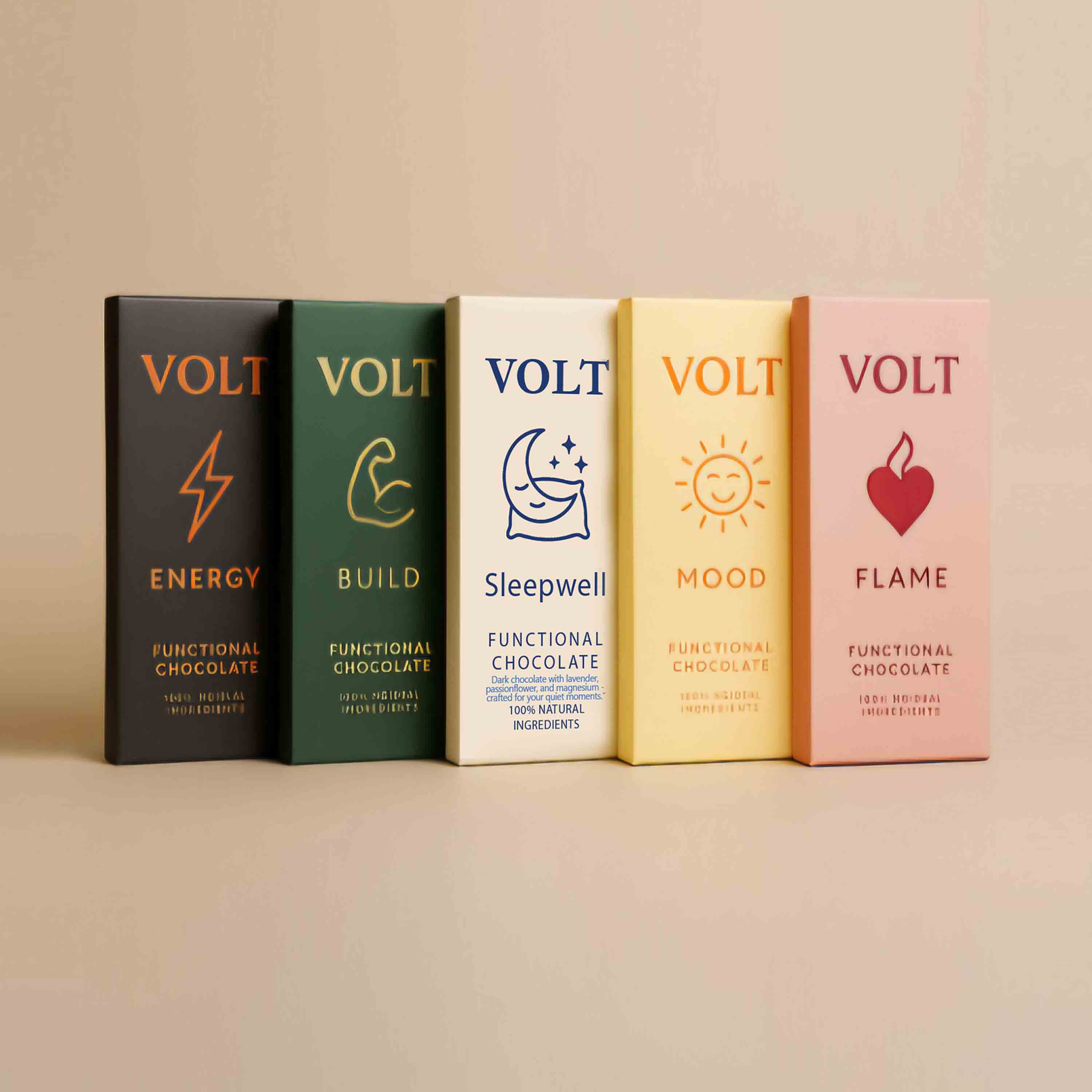 Ritonka ...made with love - Wholesale Chocolate Bar - VOLT Display, 5 functional chocolate varieties1