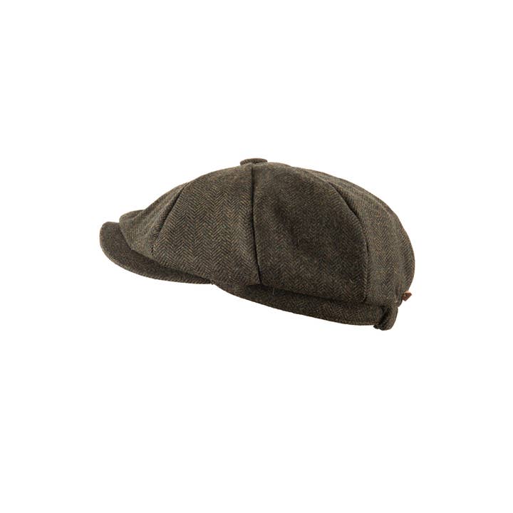 Heritage Traditions – wholesale Hatt - Barn – Junior Tweed Panel Newsboy-keps