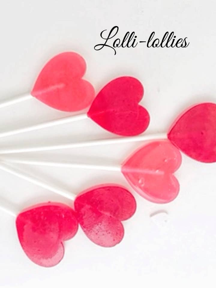 Red Heart Lollipop-Valentine Lollipops for wholesale by Lolli-lollies