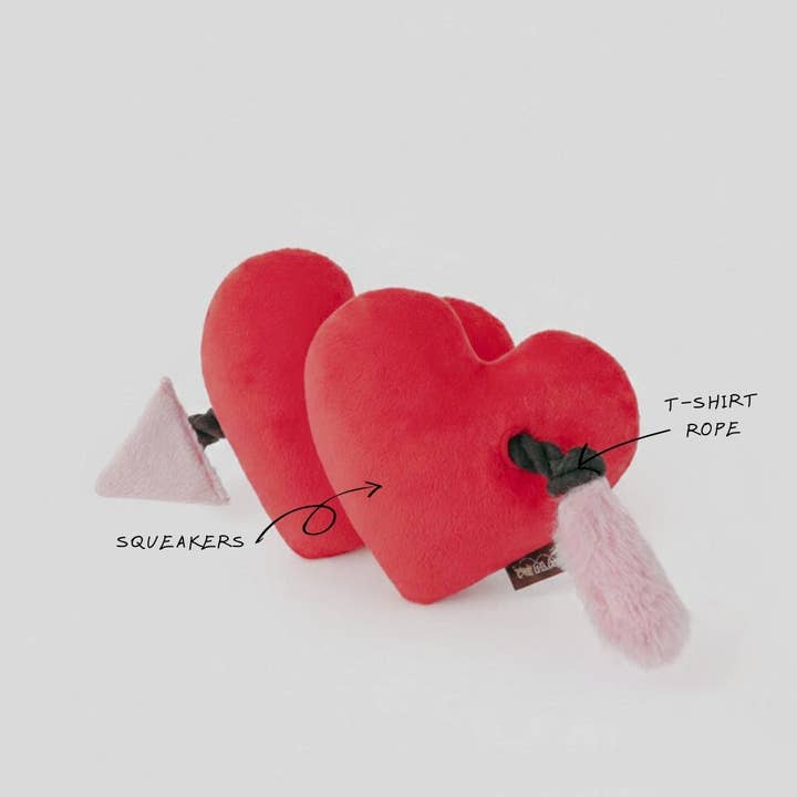 Pets So Good - Wholesale Pet Plush Toy - Dog - Furever Heart Valentine dog toy2