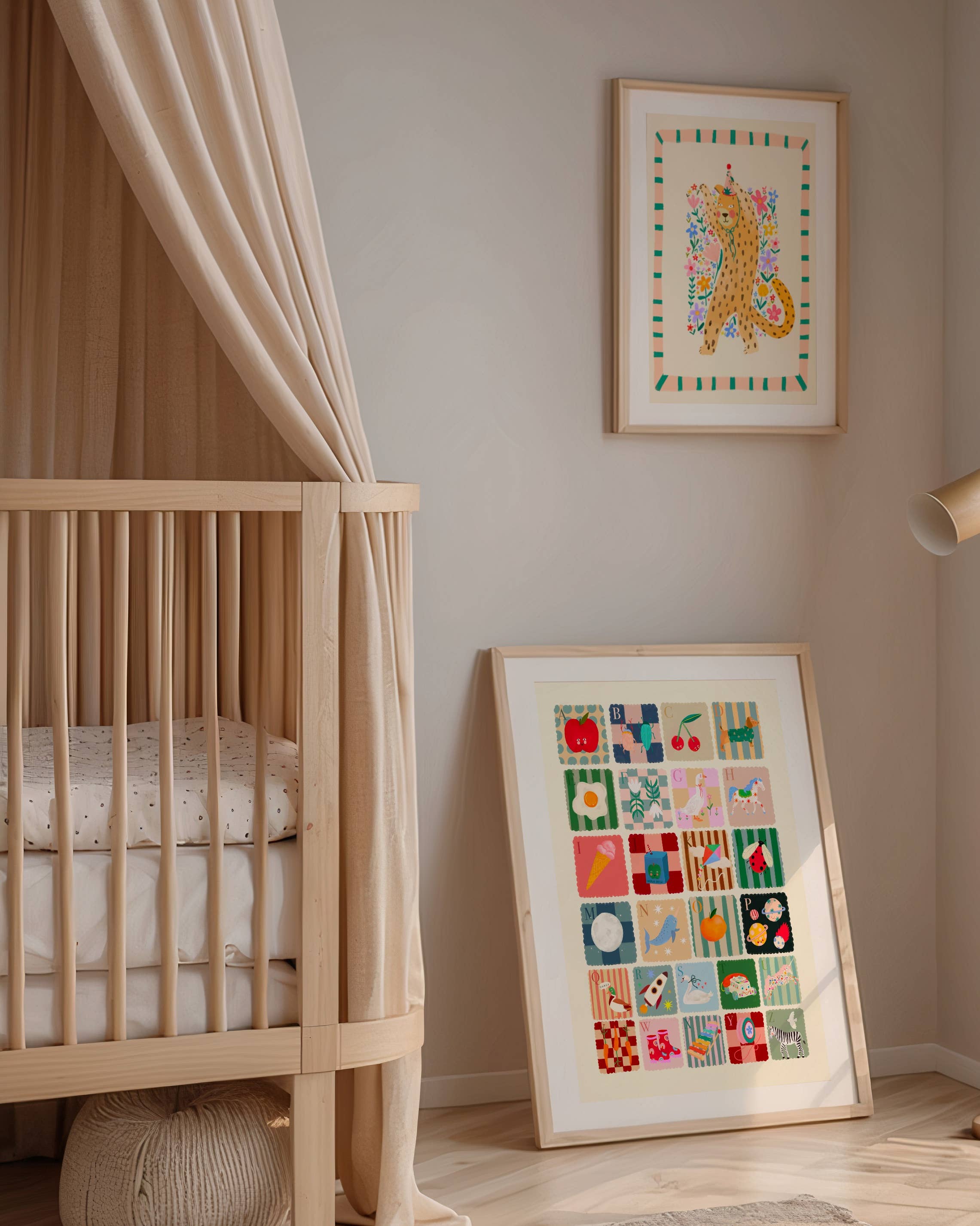 Kate Fox Design – wholesale Art print – Cool Kids Alphabet, Children’s Art, ABC, Colourful, Nursery5