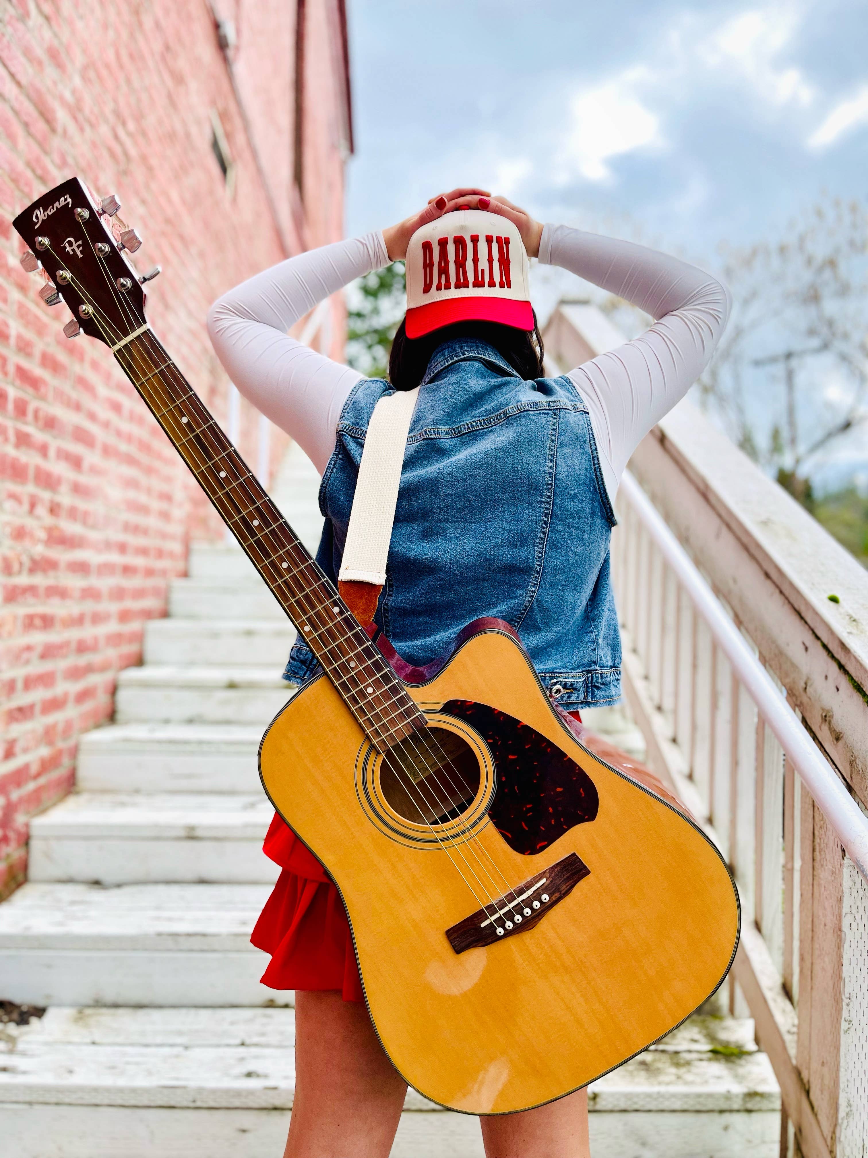 Driftwood Leather Co - Wholesale Trucker Hat - Unisex - Darlin Embroidered Hat6