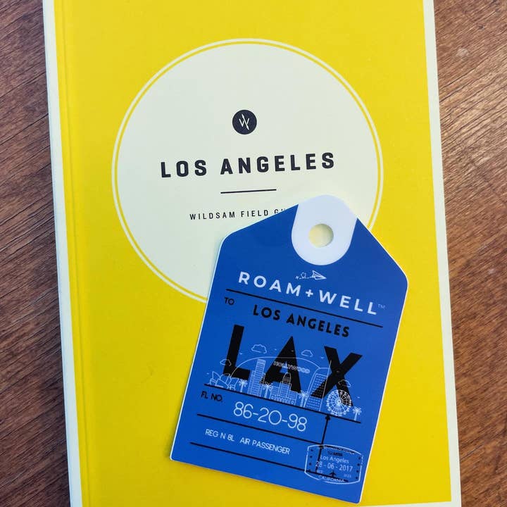 Roamwell - Wholesale Sticker - Luggage Tag Sticker: Los Angeles1