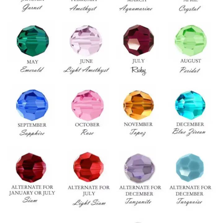 Beaded Blondes - Wholesale Beaded Bracelet - December Zircon Birthstone Bracelet2