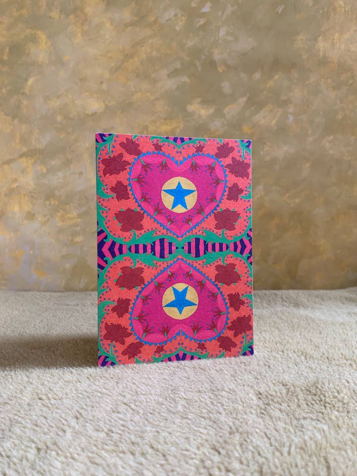 A6 lyst lykønskningskort, farverigt kort for engroshandel hos Mahin Hussain