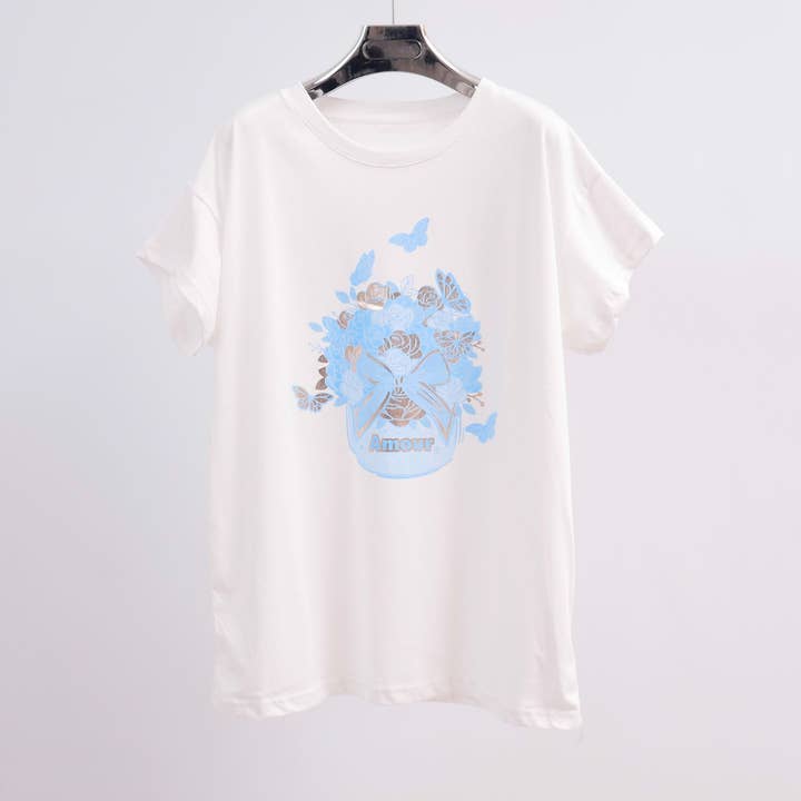 FIT30034 bedrucktes T-Shirt für den Großhandel von Cecile Wang