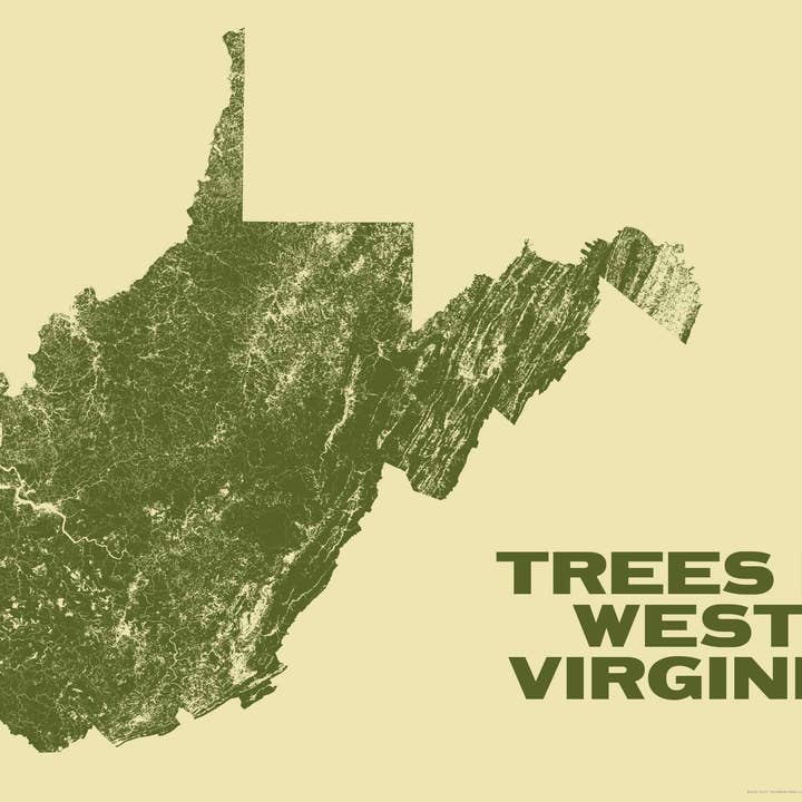 Trees in West Virginia for wholesale by Scott Reinhard Maps
