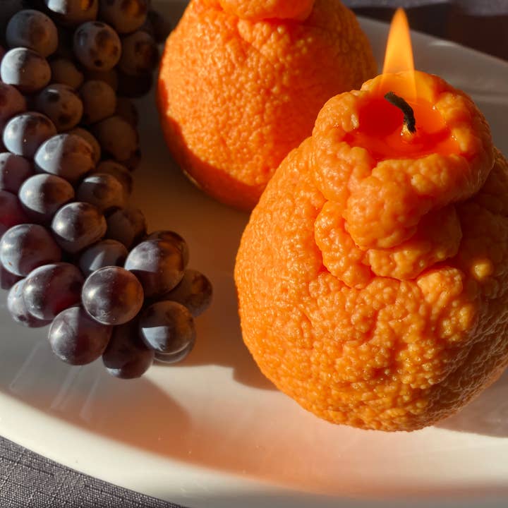 Orange Large Sumo Citrus Candle for wholesale on Faire