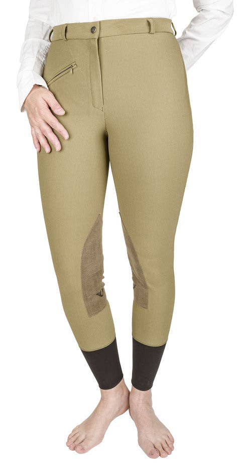 JPC Equestrian - Vente Pantalon – femme - Pantalon d'équitation côtelé TuffRider pour femme24