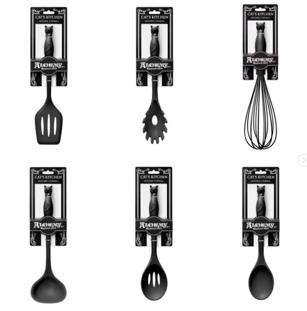 Pacific Trading – wholesale Whisk – Alchemy Gothic Kitchen Utensil Black Cat's Whisk3