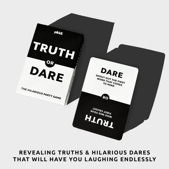 Pikkii - Wholesale Playing Cards - Truth or Dare Playing Cards | Family Game | Travel-Sized Fun2
