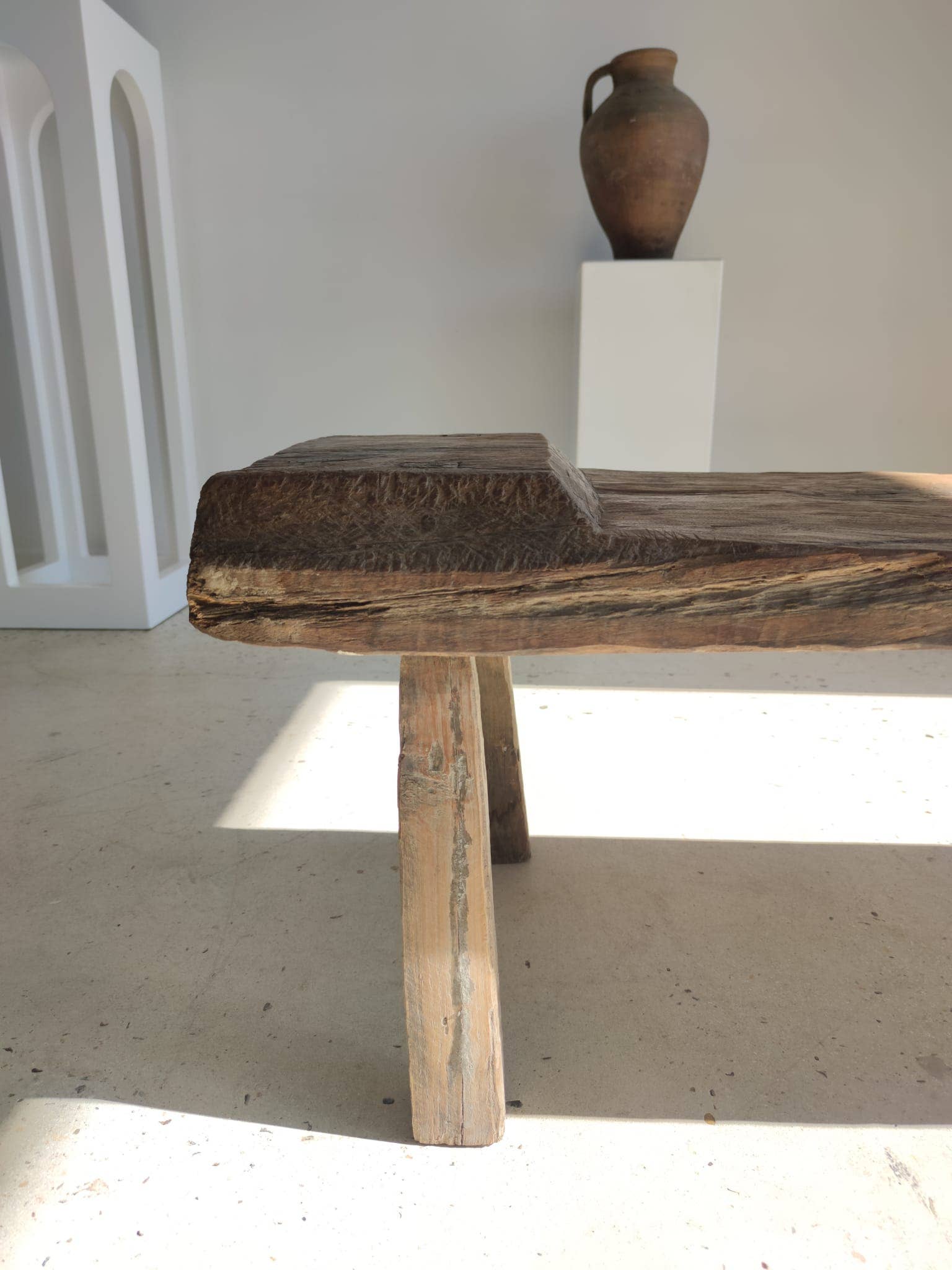 Office Objets - Wholesale Bench - Very large antique teak bench H:50cm L:2m0665