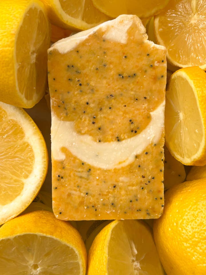 Lemon Loaf - Artisan Tallow Soap for wholesale by Blue Butterfly Botanicals