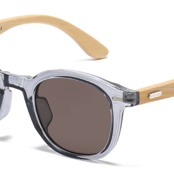 Luna Sunglasses - Wholesale Sunglasses - Unisex - Superior Bamboo Temple 8SUP890315