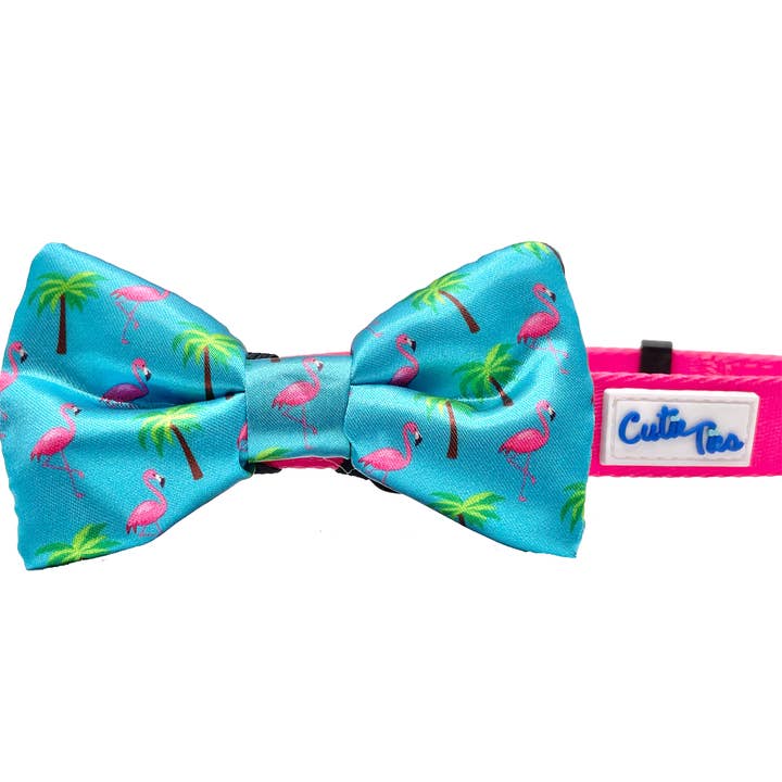 Cutie Ties – Großhandel Fliege für Haustiere – Hund – Flamingo Miami Vice Fliege für Hunde