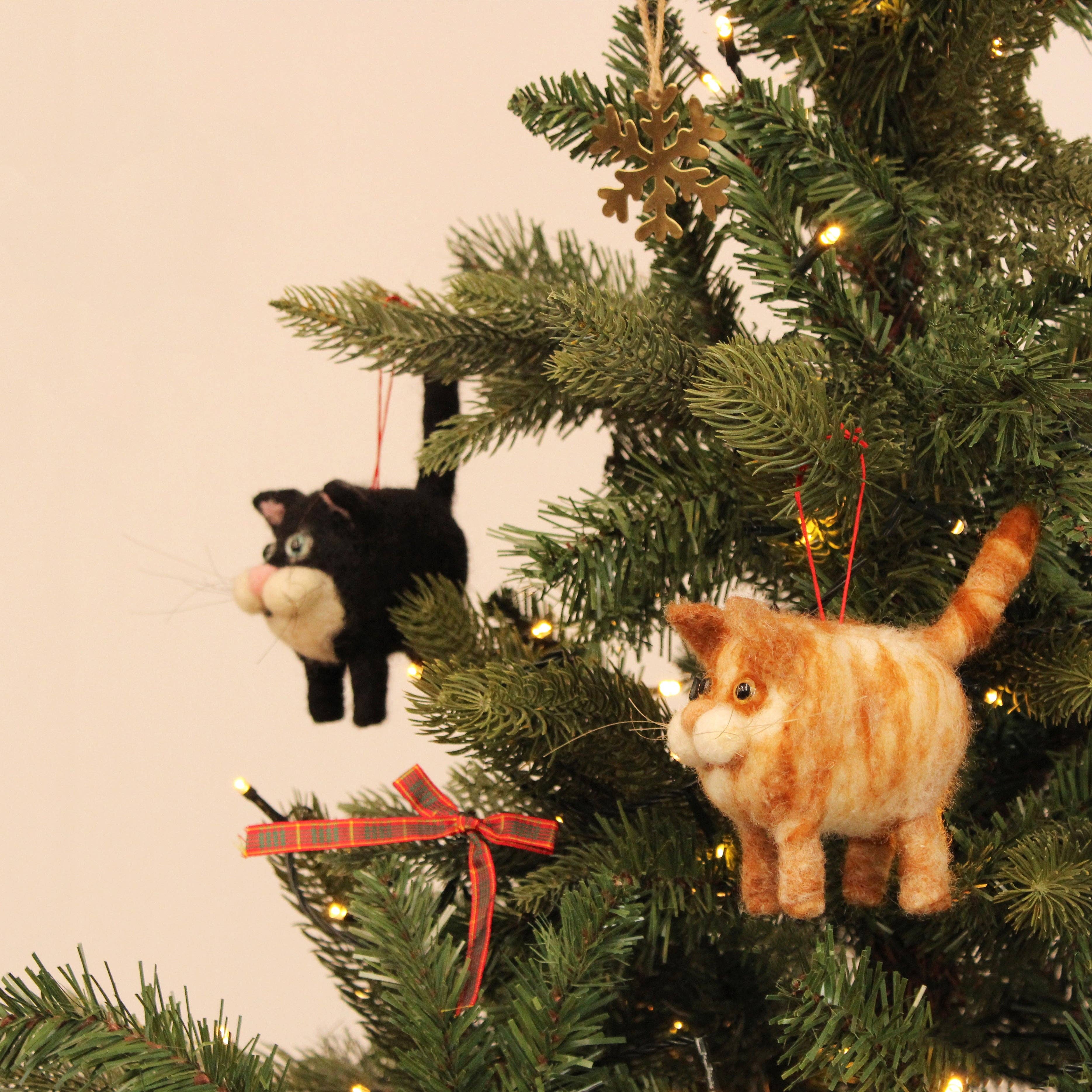 The Makerss - Vendita all'ingrosso Kit da cucito creativo - Kit Piccolo di Decorazione Gatto in Feltro ad Ago5