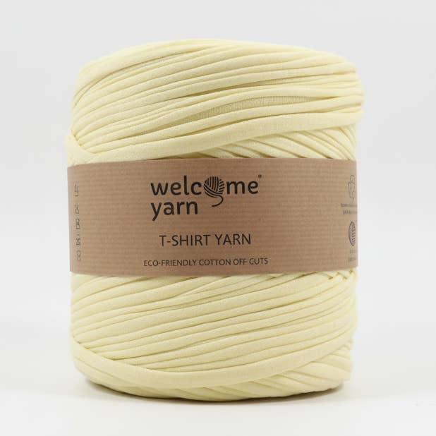 T-shirt Yarn Yellow for wholesale by WelcomeYarn
