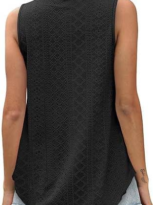Lovesoft - Wholesale Tanktop - Dames - Dames zomerse losvallende mouwloze top met ronde hals24
