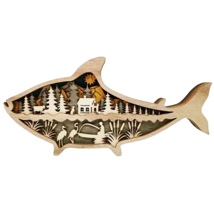 The Wilusz Way - Wholesale Decorative Tabletop Object - Cabin Fish