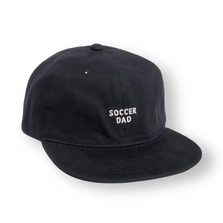 Schwarze Soccer Dad Snapback-Kappe für den Großhandel von Talisman & Co.