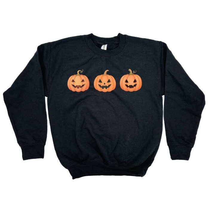 Sudadera Infantil con Calabazas en Fila para venta al por mayor de Sage & Soil