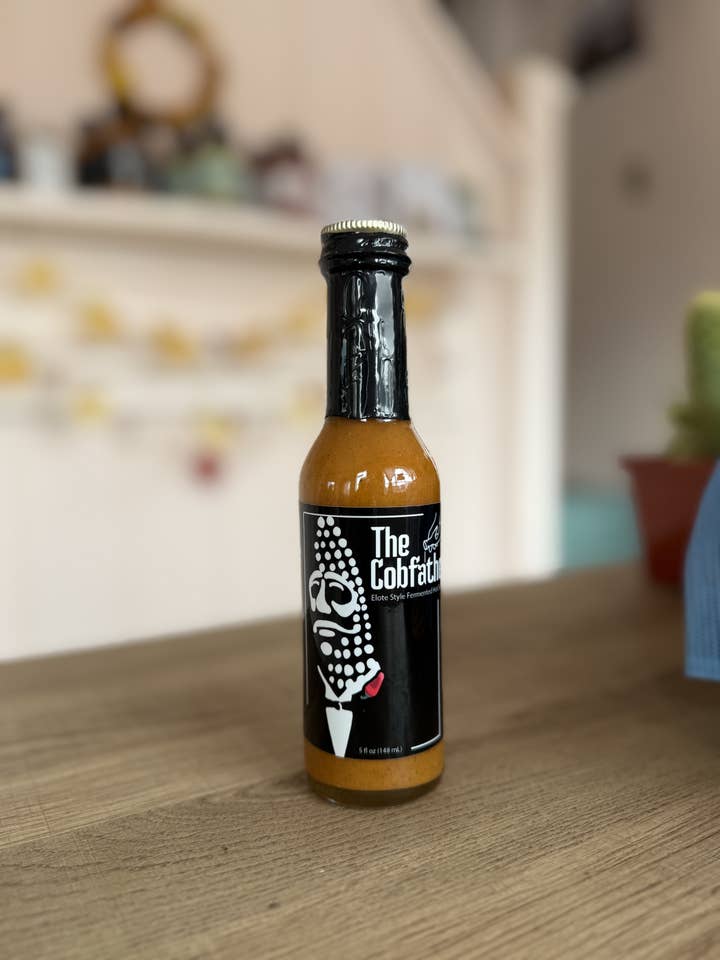 The Cobfather for wholesale by Fermented Fire Hot Sauce Company