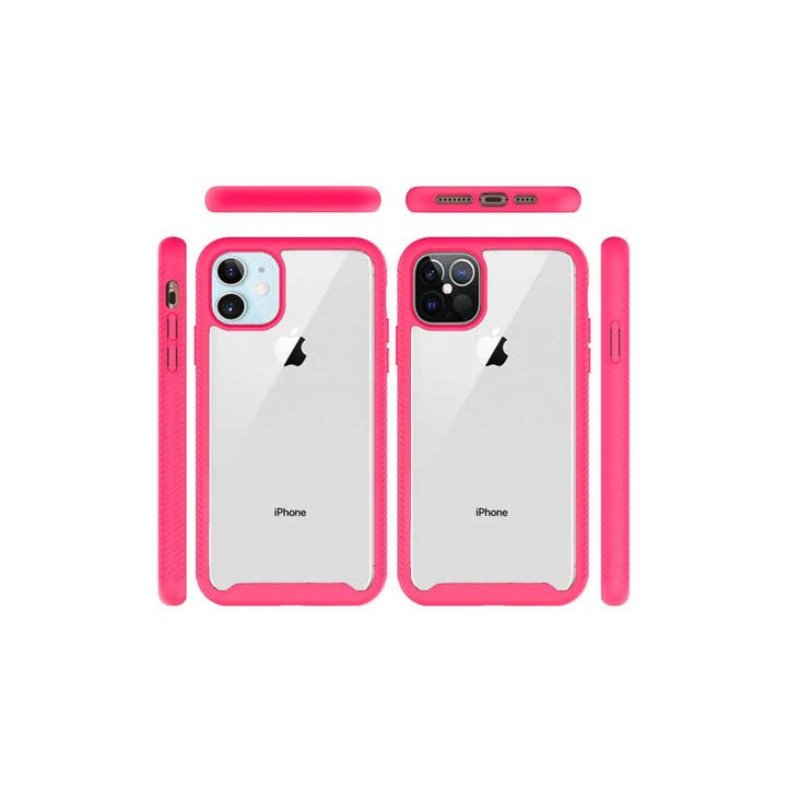 MYS Wholesale Inc - Wholesale Phone Case - Women's - iPhone 12 Pro Max 6.7 Strong Bumper Shockproof Transparent2