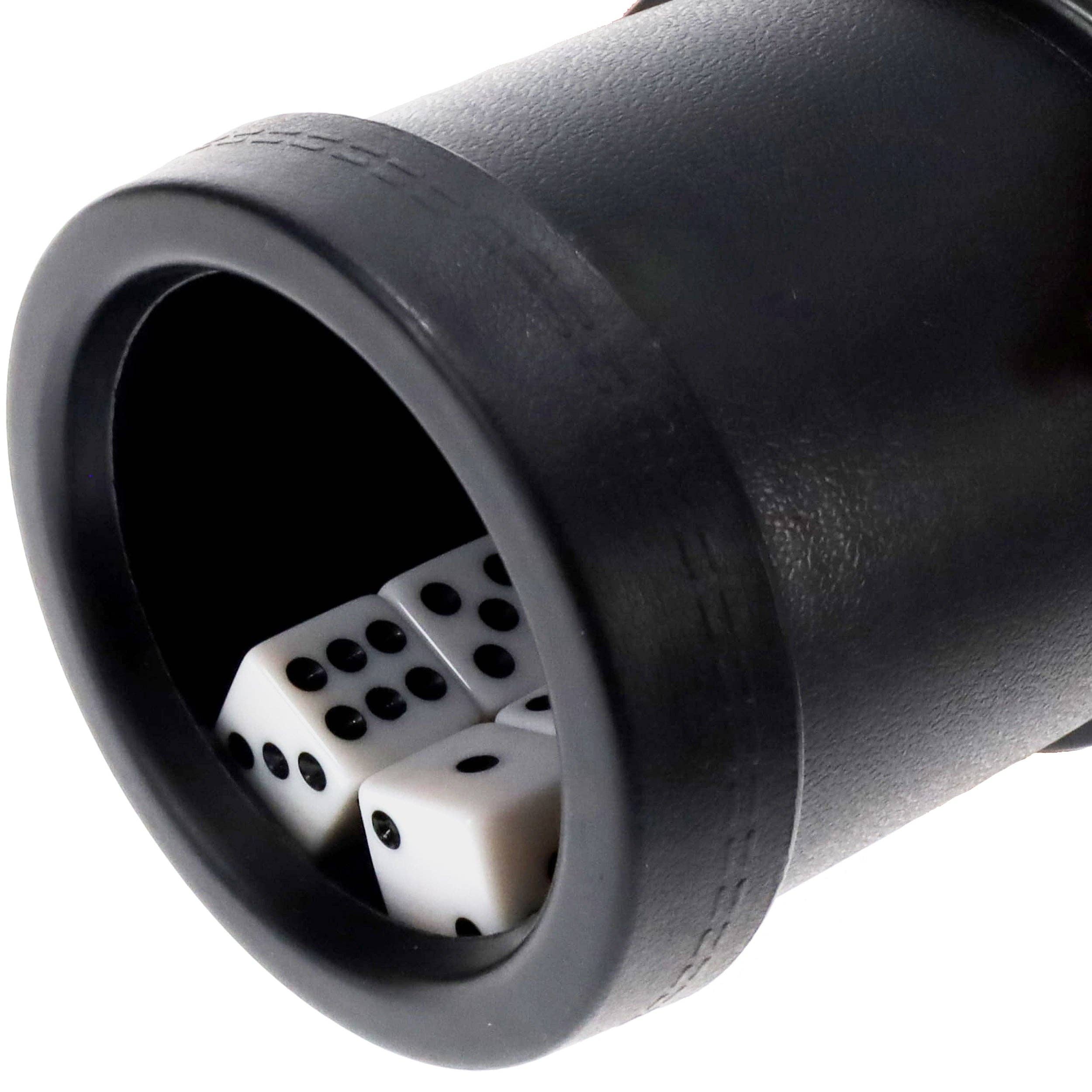 Wood Expressions - Vendita all'ingrosso Dadi - Liar's Dice, set di 4 bicchieri in plastica9