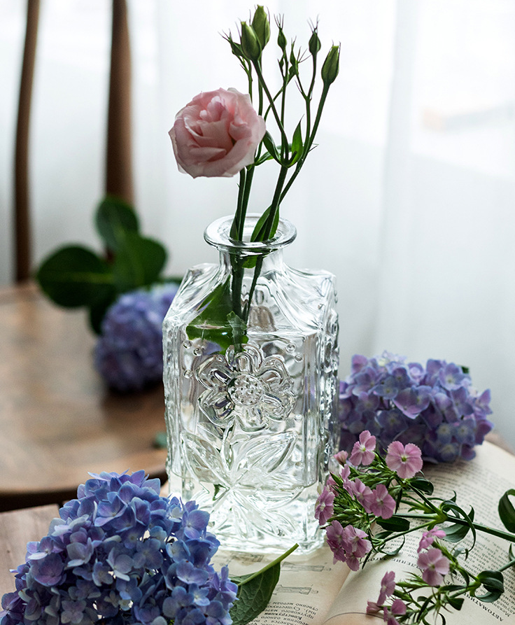 Sweet Home Deco – Vaso por atacado – Vaso de vidro de flor de primavera rústico, vaso tamanho jumbo, vaso de mesa13