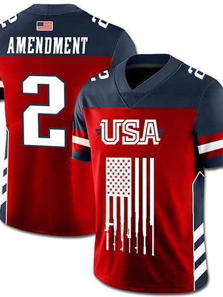 Maillot de football américain 2A des États-Unis pour la vente par Greater Half