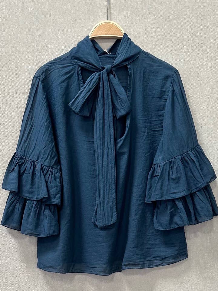 SWEET MAGIC MODA Y COMPLEMENTOS - Wholesale Blouse - Women's - FRENCH SLEEVE BLOUSE