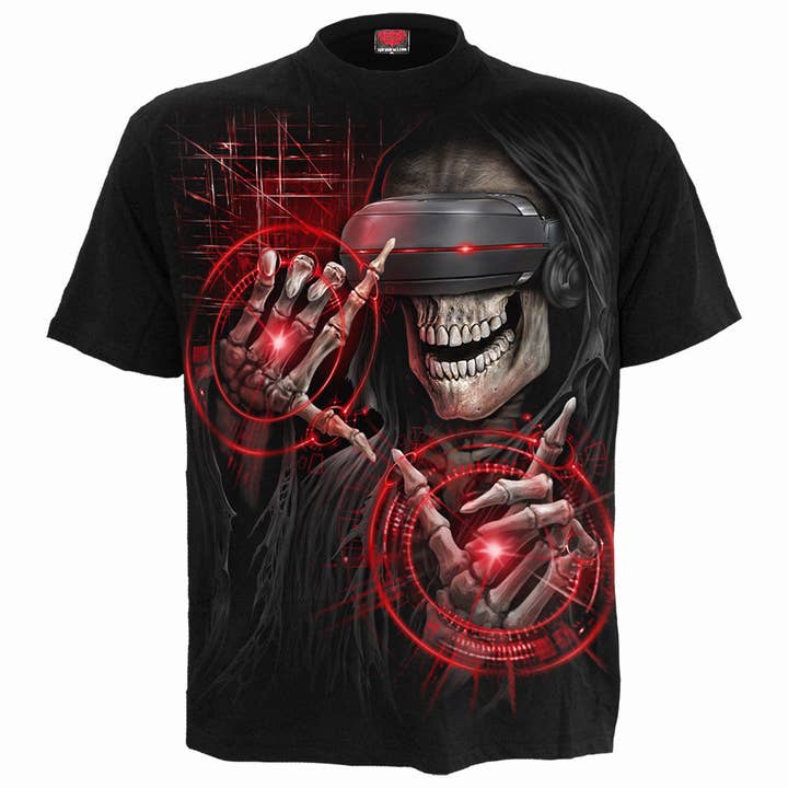 CYBER DEATH - Kids T-Shirt Black for wholesale by Spiral