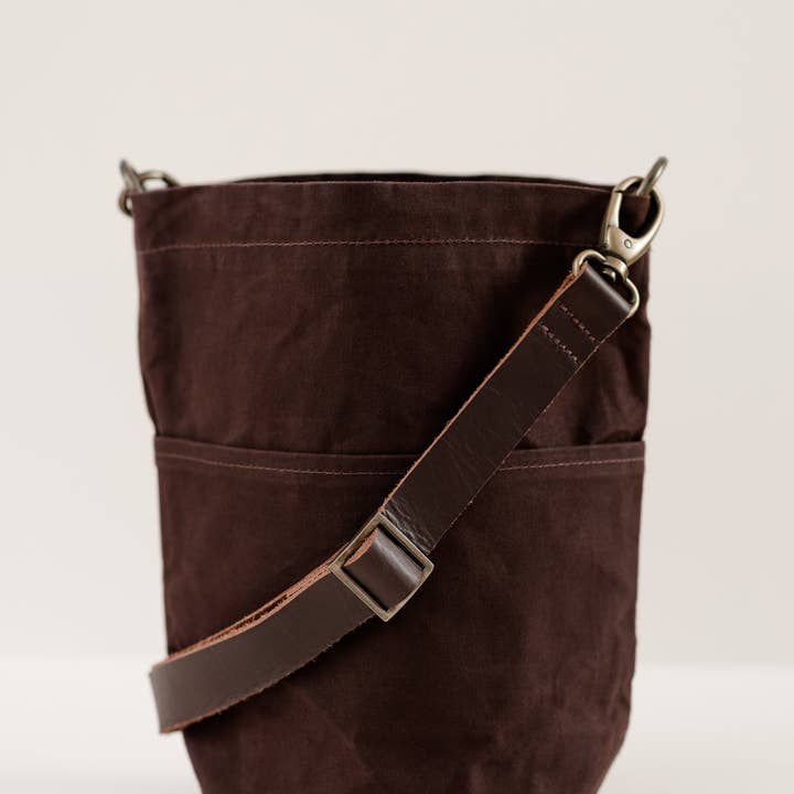 Quince & Co. - Venta al por mayor Material para punto/ganchillo - Bolso tipo cubo de lona encerada12