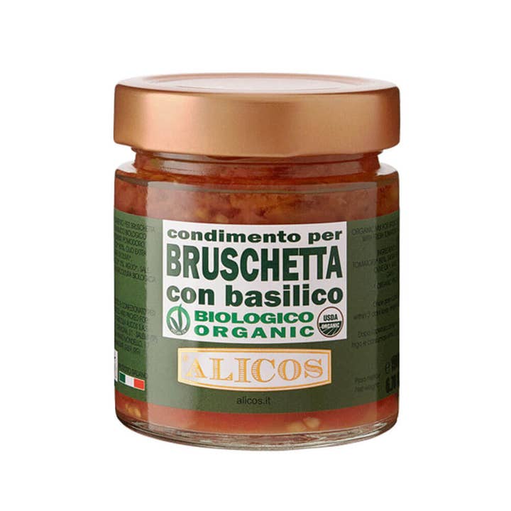 Emporio Sicilia - Wholesale Sauce - Bio Sicilian Basil Bruschetta - Alicos