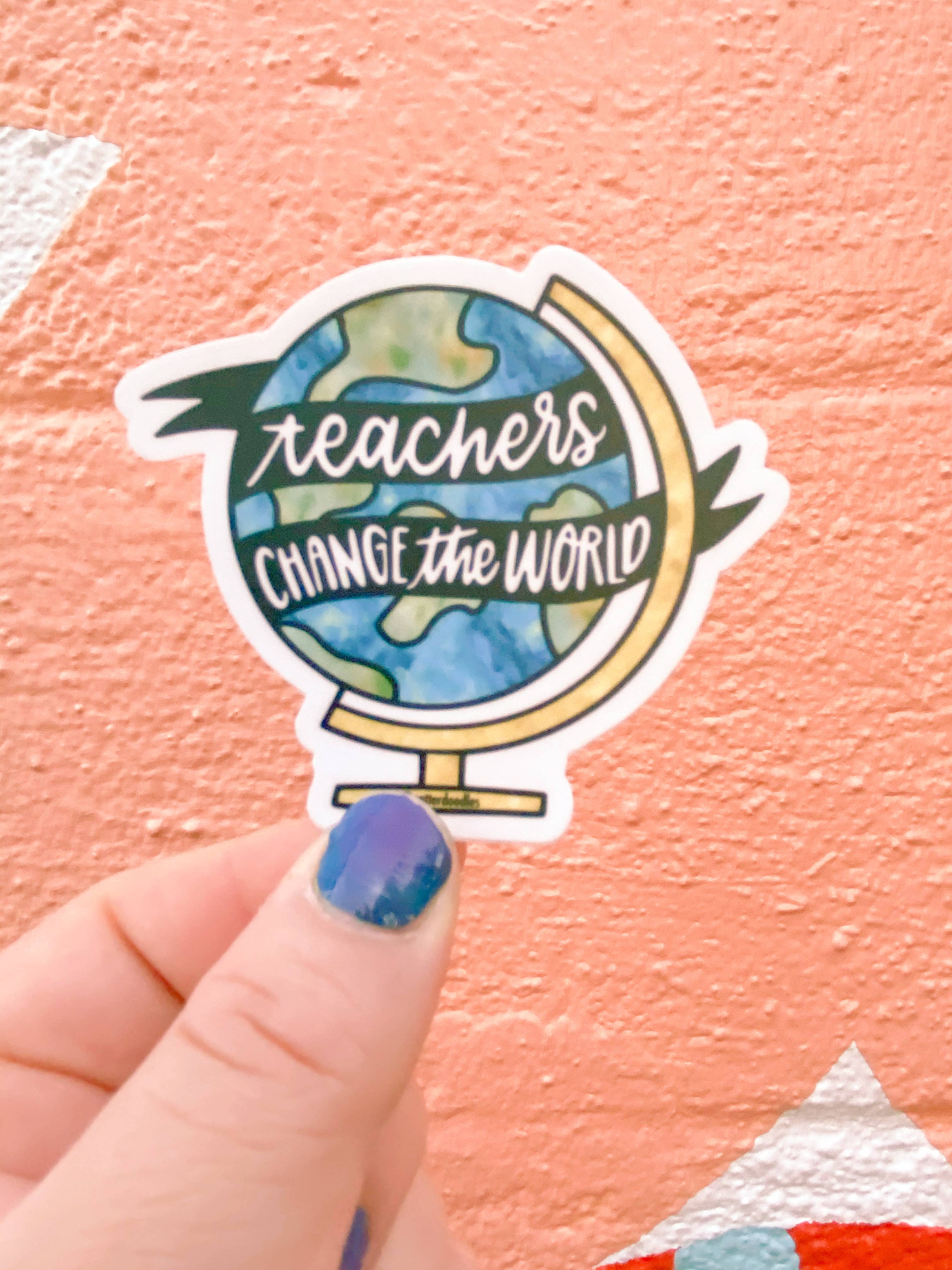 NatterDoodle - Wholesale Sticker - Teachers Change the Word