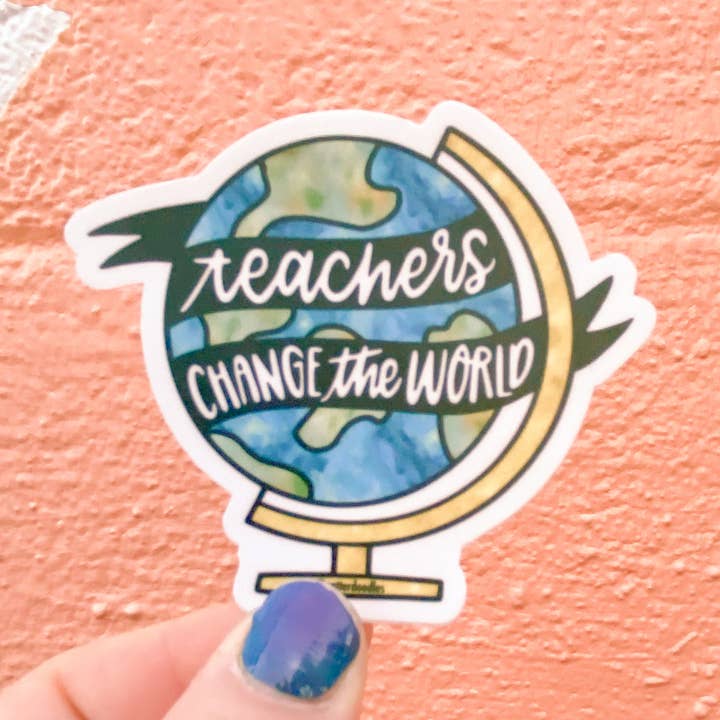 NatterDoodle - Wholesale Sticker - Teachers Change the Word0