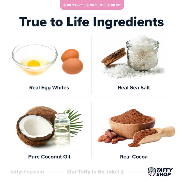 Taffy Shop – wholesale Taffy – Choco Coco Loco™ Taffy (Chocolate+Coconut+Caramel)3