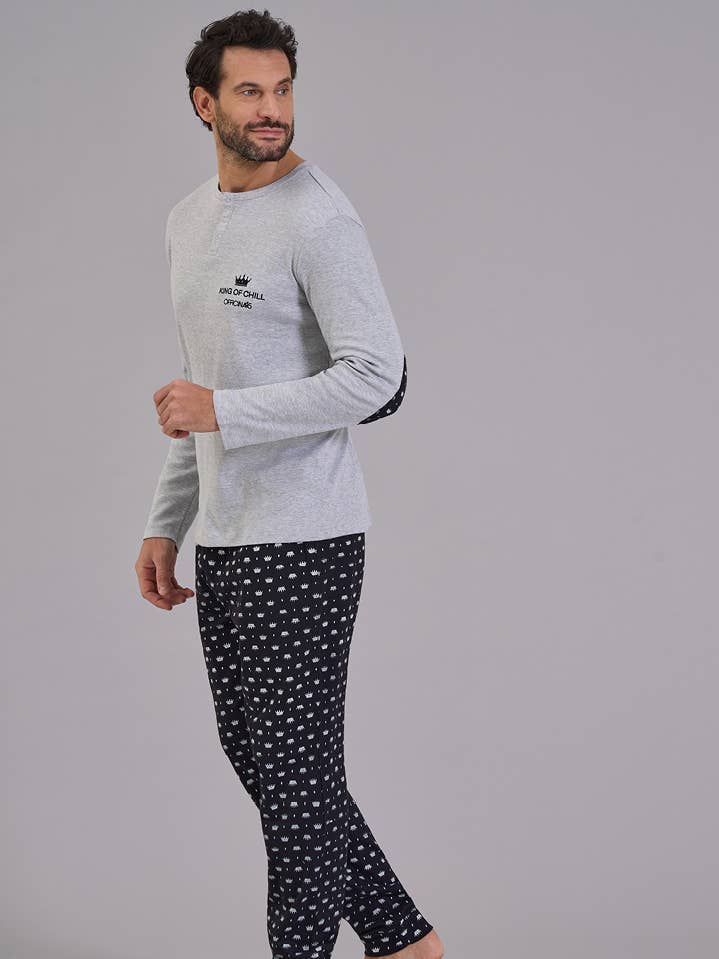 97999M Long Pajamas in Interlock for wholesale by Love And Bra