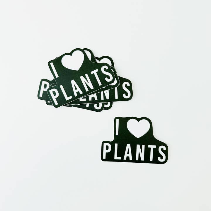 I heart plants sticker for wholesale by Handpicked Goods