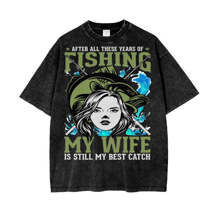 Shirt na al die jaren vissen voor wholesale door Colorfulmamas