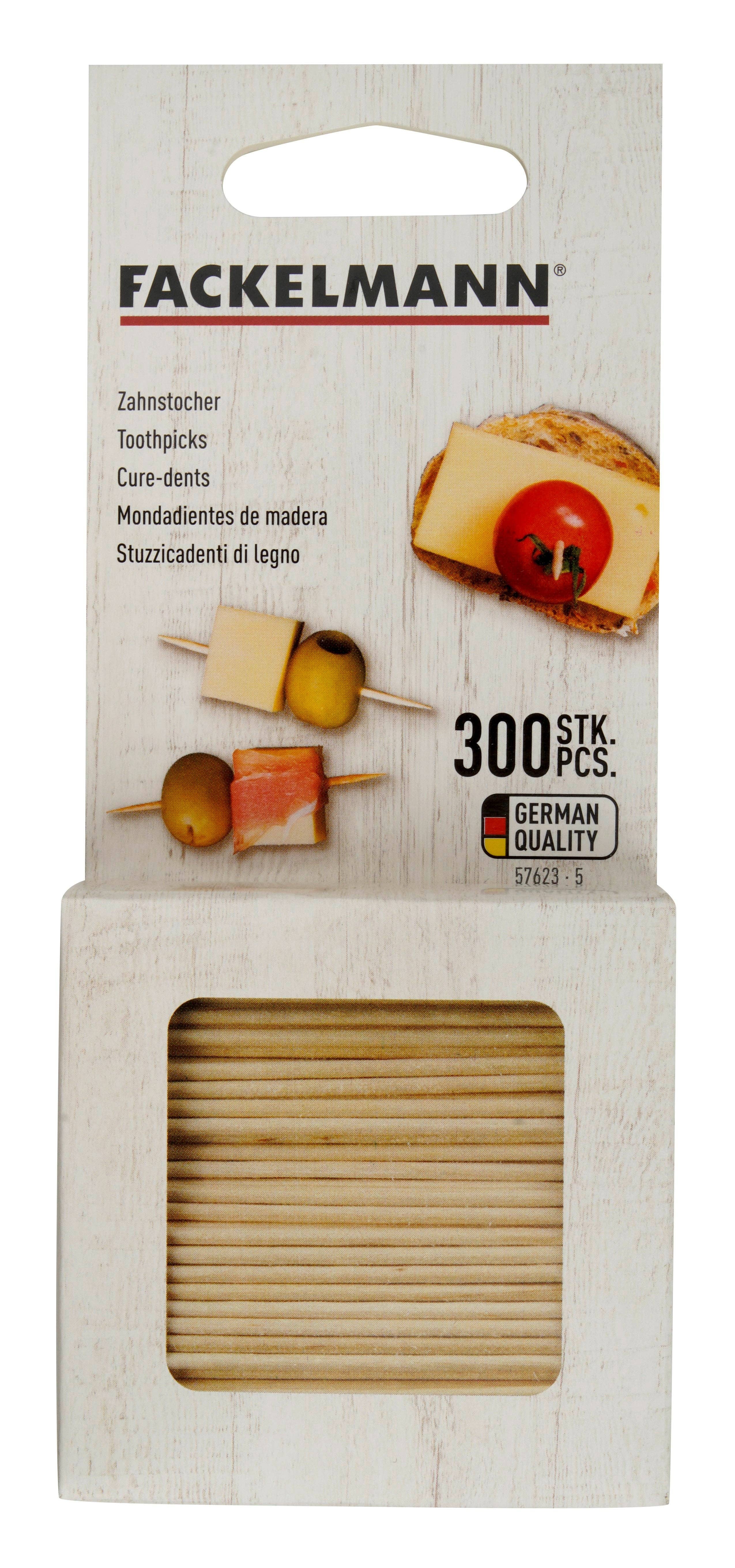 Fackelmann - Wholesale Toothpick - Fackelmann Wood Edition Wooden Toothpicks Pack of 3002