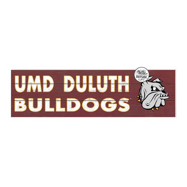 35x10 InOutdoor Teamlogo Minnesota (Duluth) Bulldogs für den Großhandel von KH Sports Fan