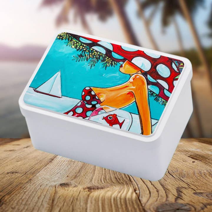 Small box illustrated by François Groslière for wholesale by Printbox