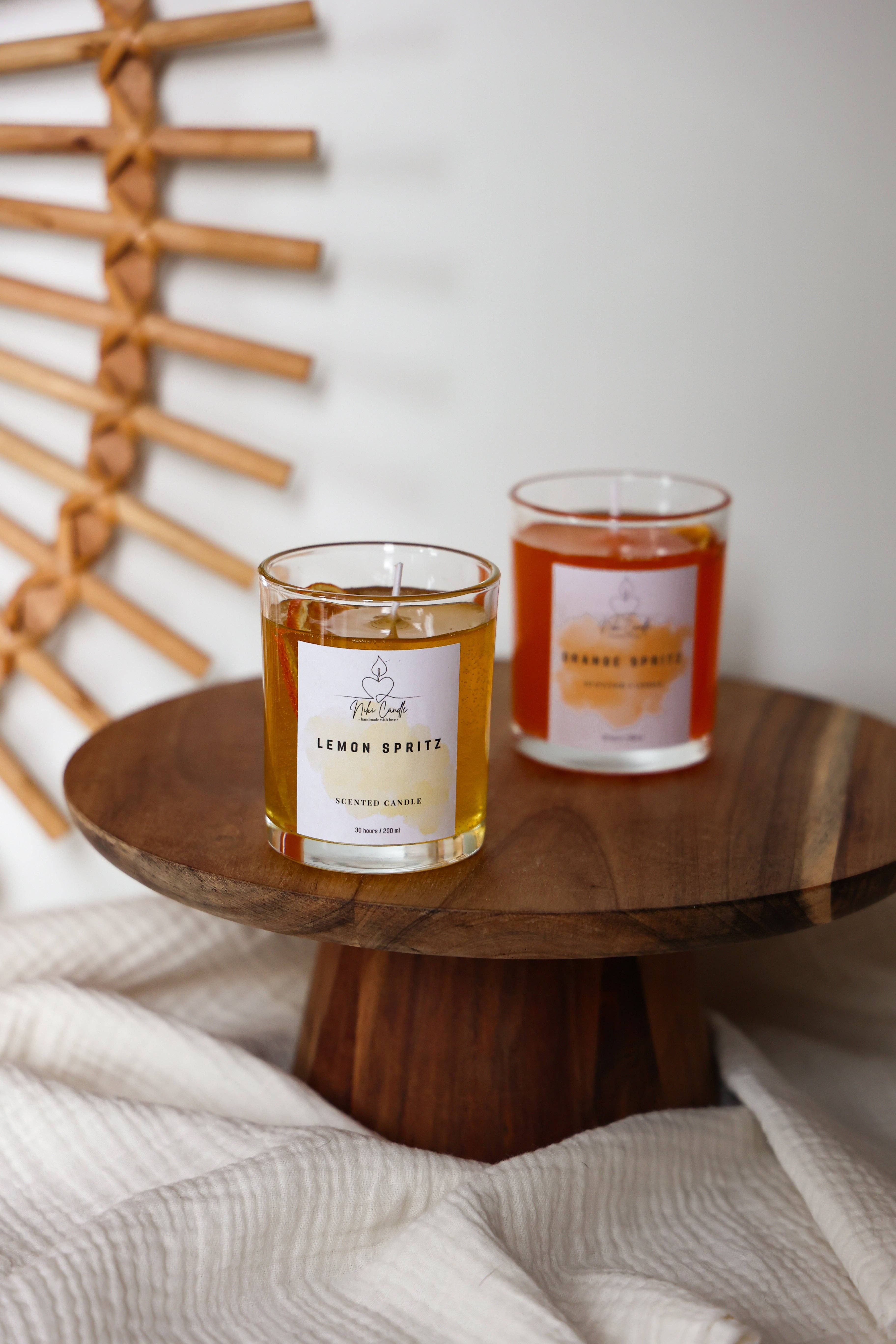 Niki Candle - Wholesale Jar/Filled Candle - Lemon Spritz3