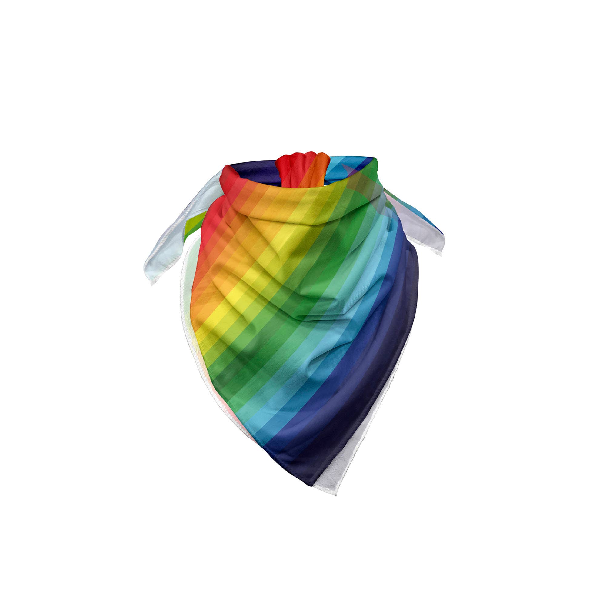 Ambesonne - Vente Bandana – unisexe - Bandana Arc-en-ciel Spectre de Couleurs en Rayures 22"2