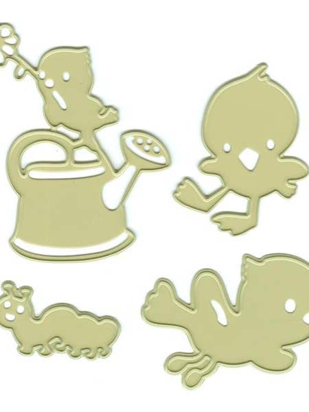 Joy! Crafts Cutting & Embossing Die - (4pcs) Spring Birds for wholesale by Ecstasy Crafts Distributing