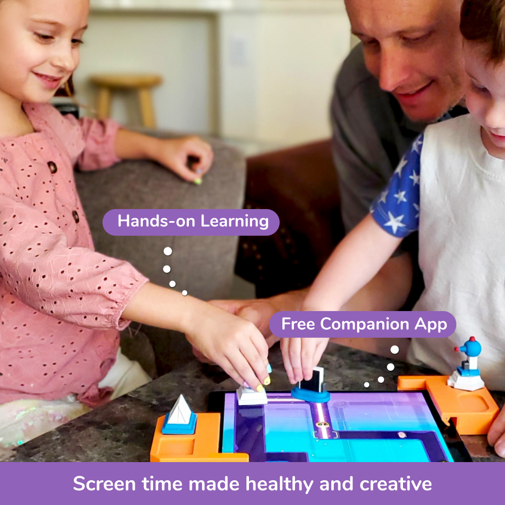 Curiosity Distribution – wholesale Board game – Tacto Laser Light Game - Interactive Laser Light Toy  - Turn your tablet into a board game - STEM7